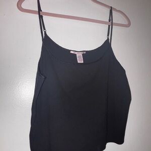 Women's Black Spaghetti Strap Top